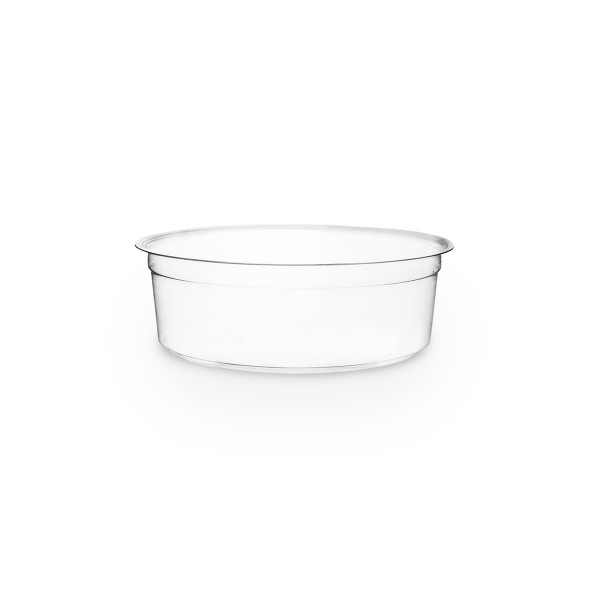CF-DC-08 Vegware™ Compostable Clear Round Deli Containers (8-oz) 